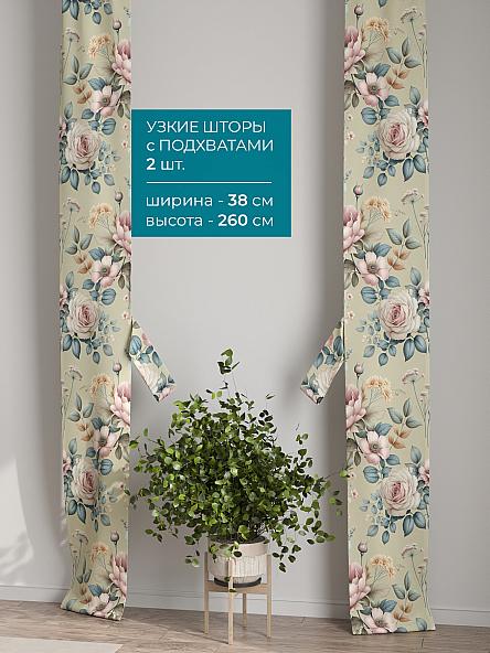 Тюль с декоративными подхватами Лабрист - 482 - фото 2