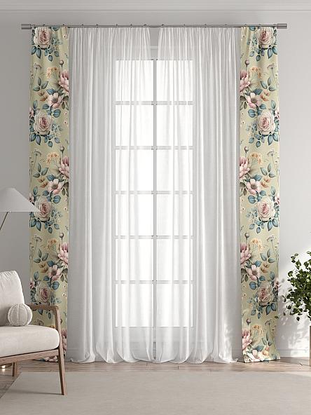 Тюль с декоративными подхватами Лабрист - 482 - фото 7