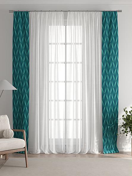 Тюль с декоративными подхватами Лабрист - 484 - фото 7