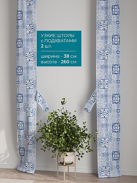 Тюль с декоративными подхватами Лабрист - 490 - фото 2