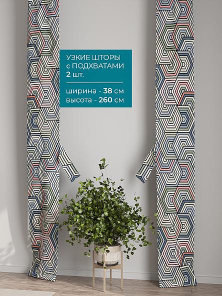 Тюль с декоративными подхватами Лабрист - 498 - фото 2