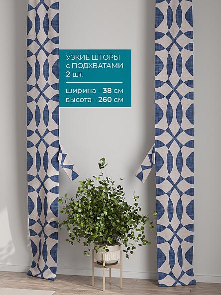 Тюль с декоративными подхватами Лабрист - 502 - фото 2