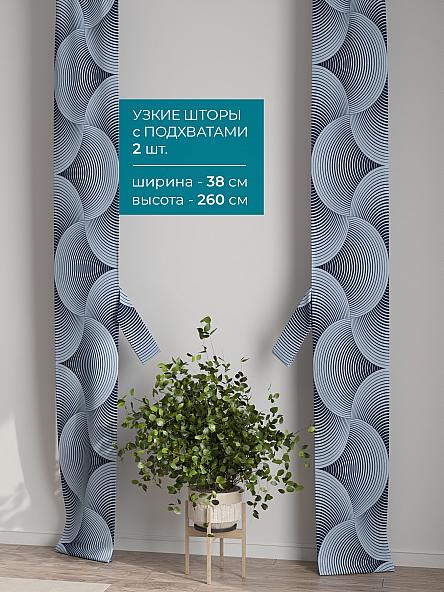 Тюль с декоративными подхватами Лабрист - 503 - фото 2