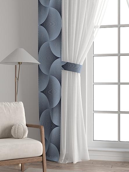 Тюль с декоративными подхватами Лабрист - 503 - фото 6