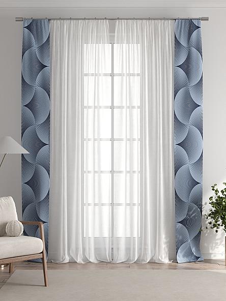 Тюль с декоративными подхватами Лабрист - 503 - фото 7