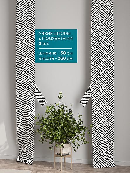 Тюль с декоративными подхватами Лабрист - 514 - фото 2