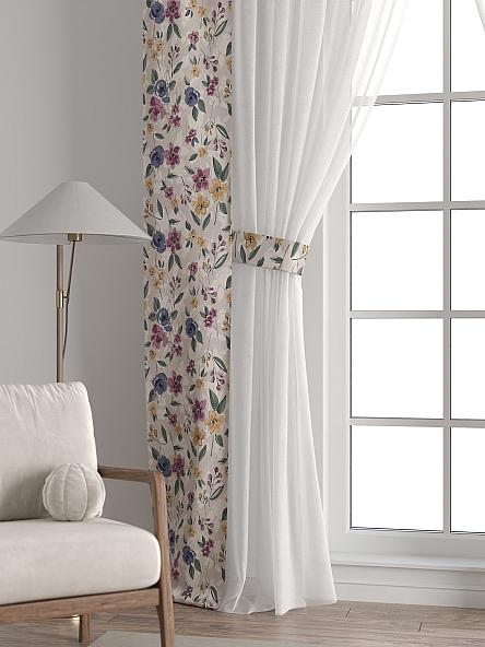 Тюль с декоративными подхватами Лабрист - 516 - фото 6