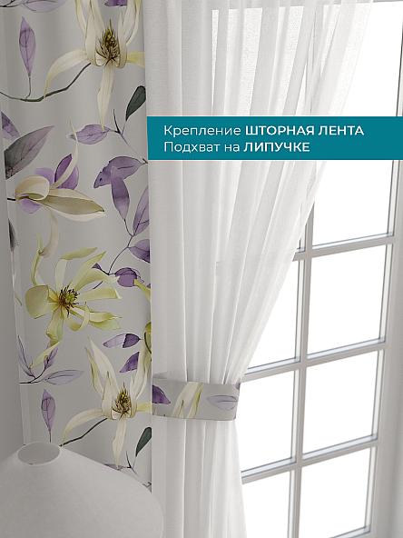 Тюль с декоративными подхватами Лабрист - 518 - фото 4