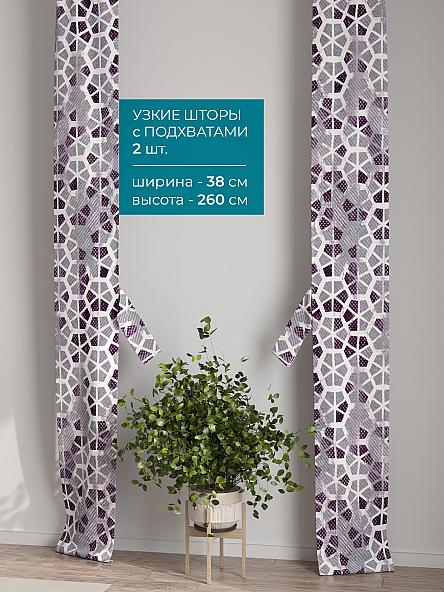 Тюль с декоративными подхватами Лабрист - 523 - фото 2