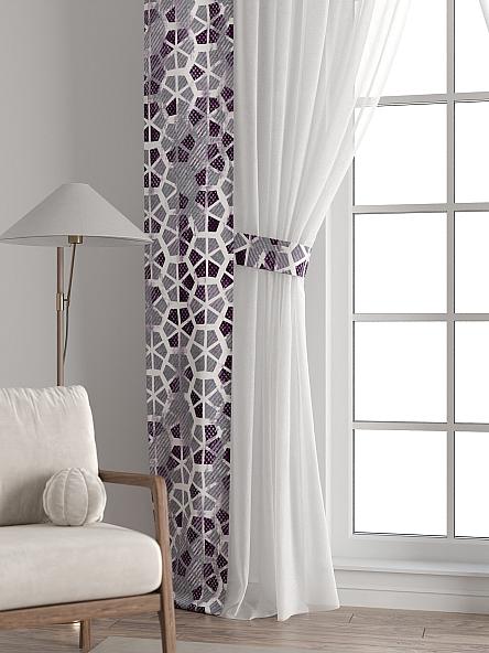 Тюль с декоративными подхватами Лабрист - 523 - фото 6