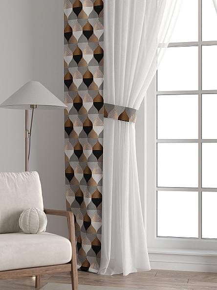 Тюль с декоративными подхватами Лабрист - 528 - фото 6