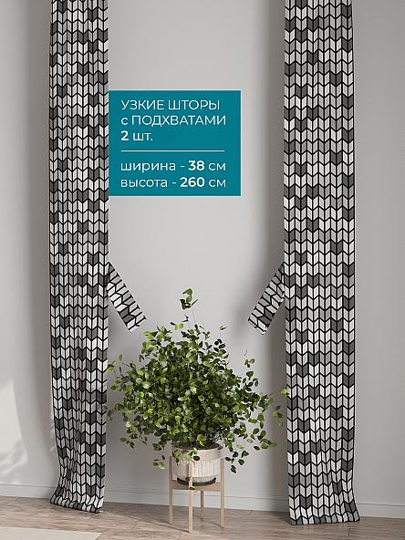 Тюль с декоративными подхватами Лабрист - 529 - фото 2