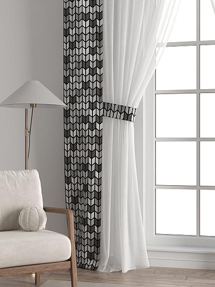 Тюль с декоративными подхватами Лабрист - 529 - фото 6