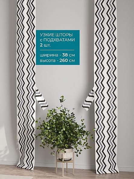 Тюль с декоративными подхватами Лабрист - 530 - фото 2