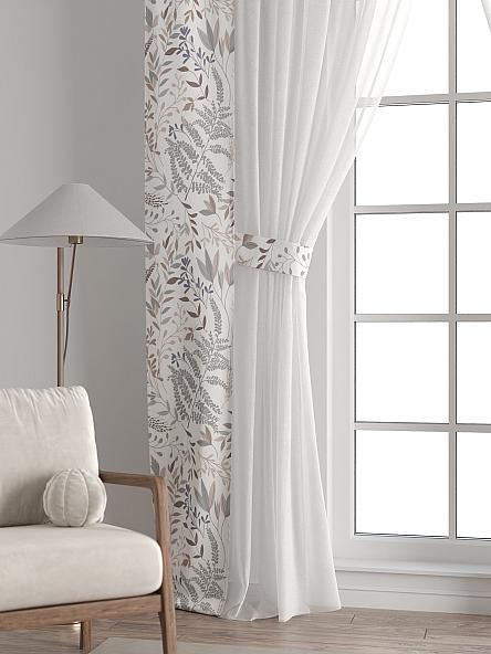 Тюль с декоративными подхватами Лабрист - 535 - фото 6