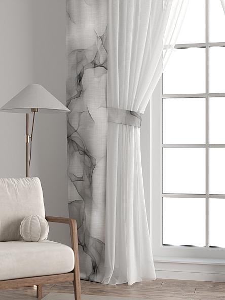 Тюль с декоративными подхватами Лабрист - 543 - фото 6