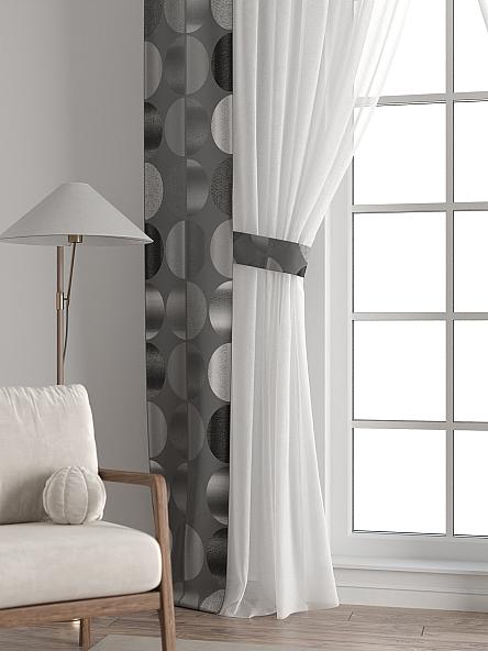 Тюль с декоративными подхватами Лабрист - 544 - фото 6