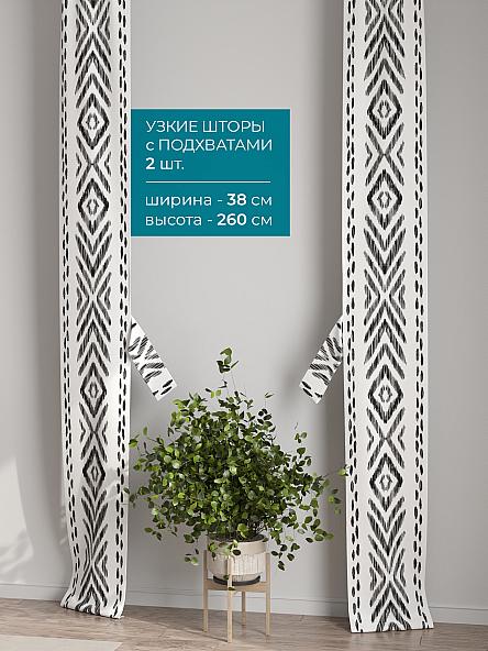 Тюль с декоративными подхватами Лабрист - 553 - фото 2