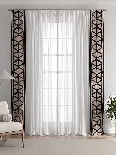 Тюль с декоративными подхватами Лабрист - 554 - фото 7