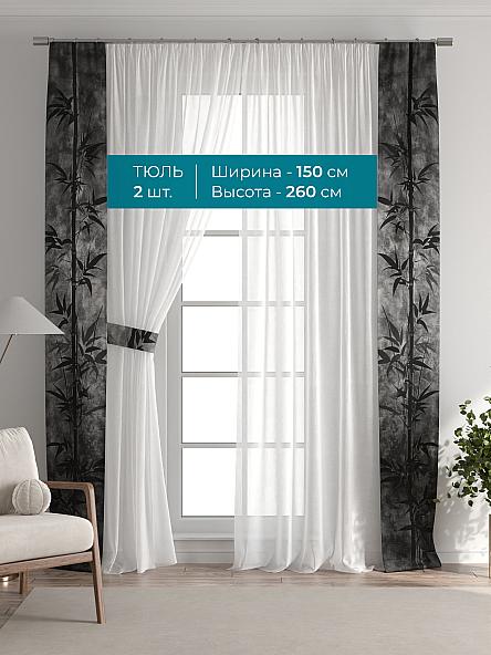 Тюль с декоративными подхватами Лабрист - 557 - фото 3