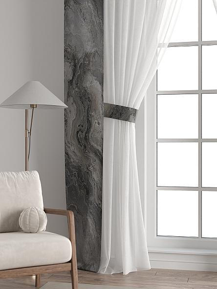 Тюль с декоративными подхватами Лабрист - 558 - фото 6