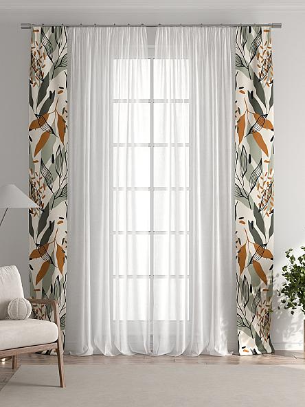 Тюль с декоративными подхватами Лабрист - 561 - фото 7