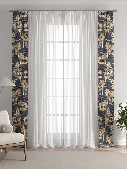 Тюль с декоративными подхватами Лабрист - 562 - фото 7