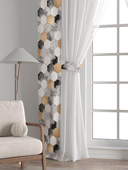 Тюль с декоративными подхватами Лабрист - 574 - фото 6