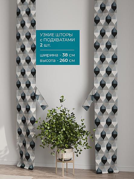 Тюль с декоративными подхватами Лабрист - 582 - фото 2