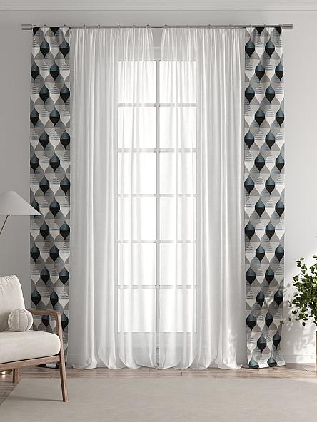 Тюль с декоративными подхватами Лабрист - 582 - фото 7