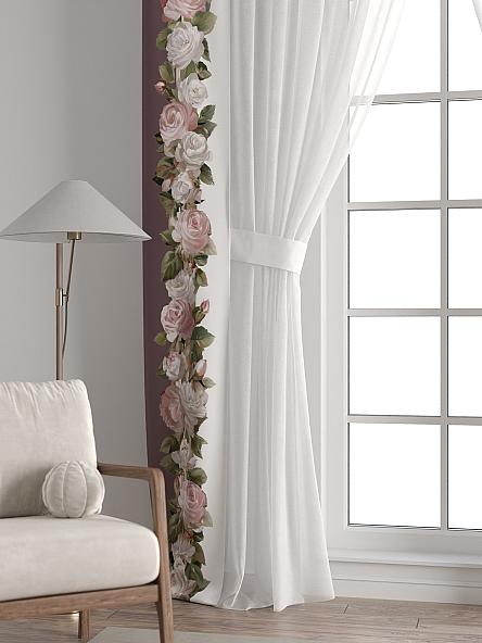 Тюль с декоративными подхватами Лабрист - 584 - фото 6