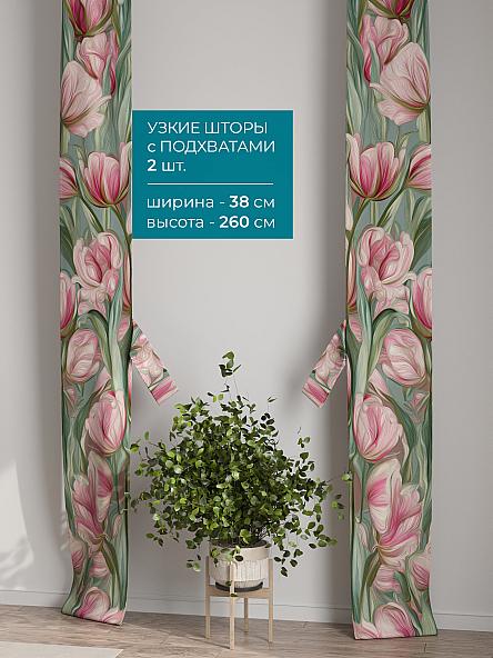 Тюль с декоративными подхватами Лабрист - 586 - фото 2