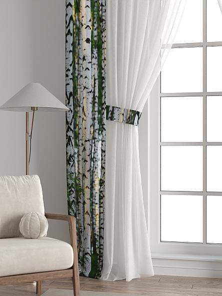 Тюль с декоративными подхватами Лабрист - 588 - фото 6