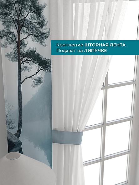 Тюль с декоративными подхватами Лабрист - 589 - фото 4