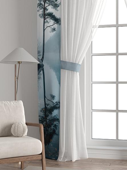 Тюль с декоративными подхватами Лабрист - 589 - фото 6