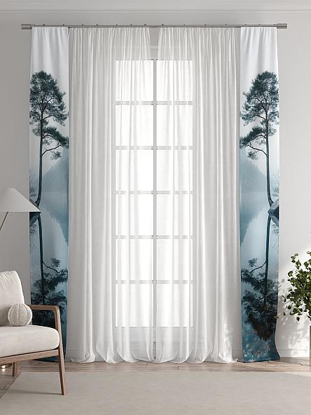 Тюль с декоративными подхватами Лабрист - 589 - фото 7