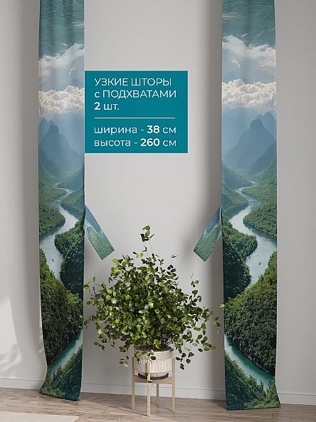 Тюль с декоративными подхватами Лабрист - 590 - фото 2