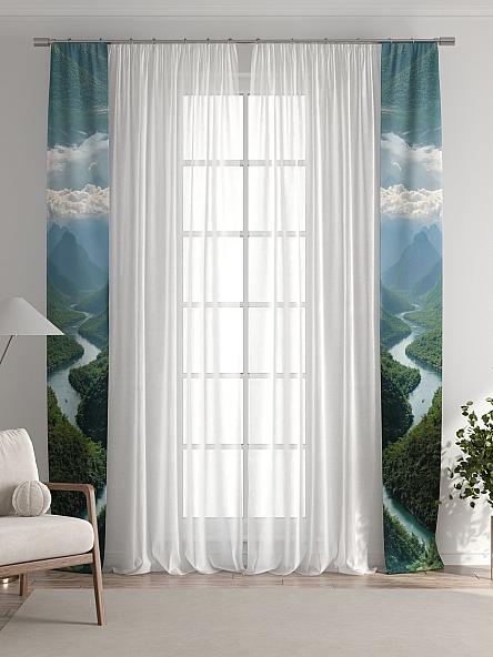 Тюль с декоративными подхватами Лабрист - 590 - фото 7