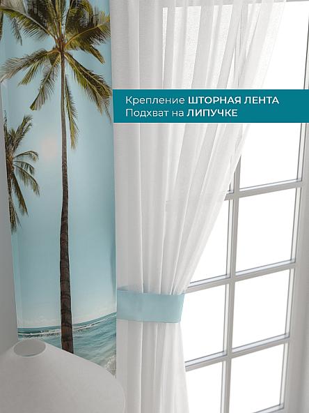 Тюль с декоративными подхватами Лабрист - 591 - фото 4