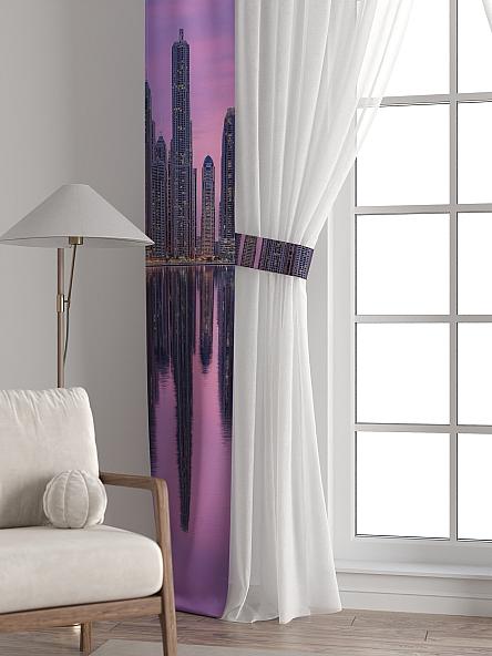 Тюль с декоративными подхватами Лабрист - 593 - фото 6