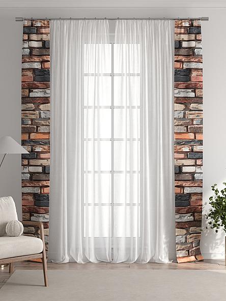 Тюль с декоративными подхватами Лабрист - 597 - фото 7