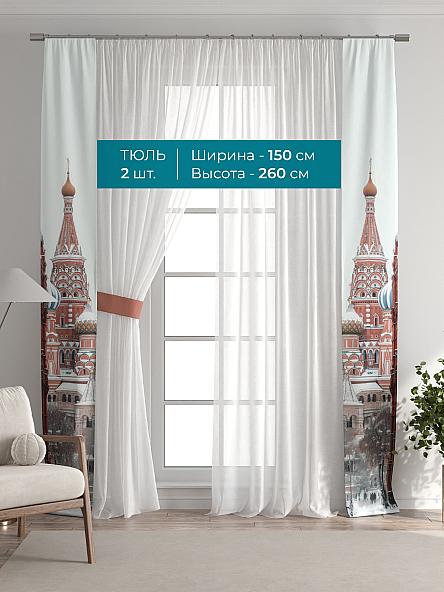 Тюль с декоративными подхватами Лабрист - 605 - фото 3