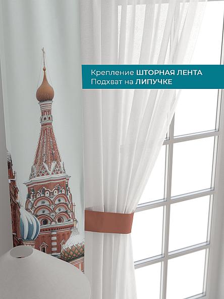 Тюль с декоративными подхватами Лабрист - 605 - фото 4