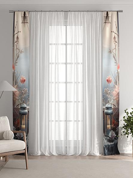 Тюль с декоративными подхватами Лабрист - 611 - фото 7