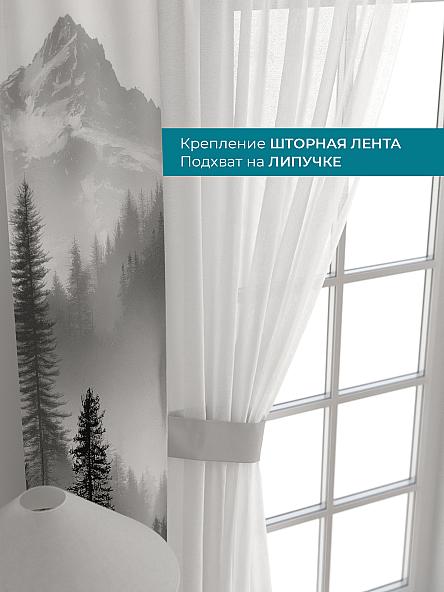 Тюль с декоративными подхватами Лабрист - 618 - фото 4