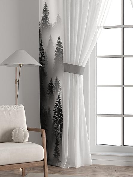 Тюль с декоративными подхватами Лабрист - 619 - фото 6