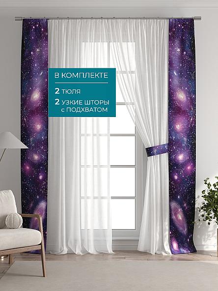 Тюль с декоративными подхватами Лабрист - 623 - фото 5