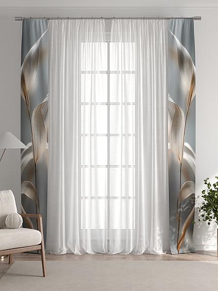 Тюль с декоративными подхватами Лабрист - 626 - фото 7