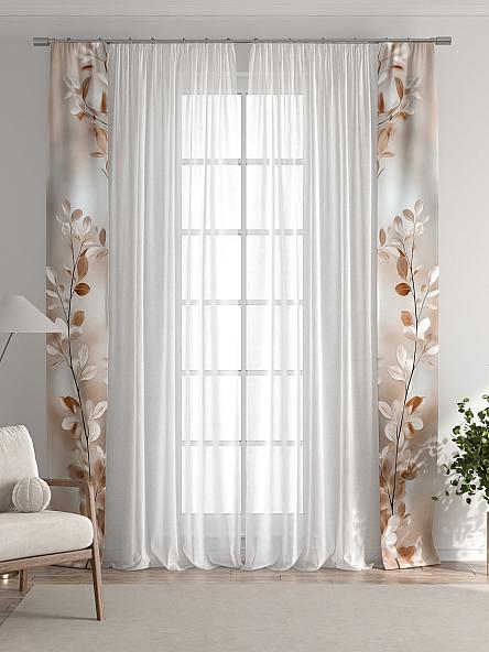 Тюль с декоративными подхватами Лабрист - 630 - фото 7