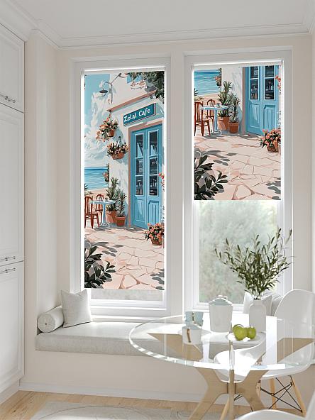 Рулонная штора для кухни для детской Рилварт - 451 - ширина 68 см